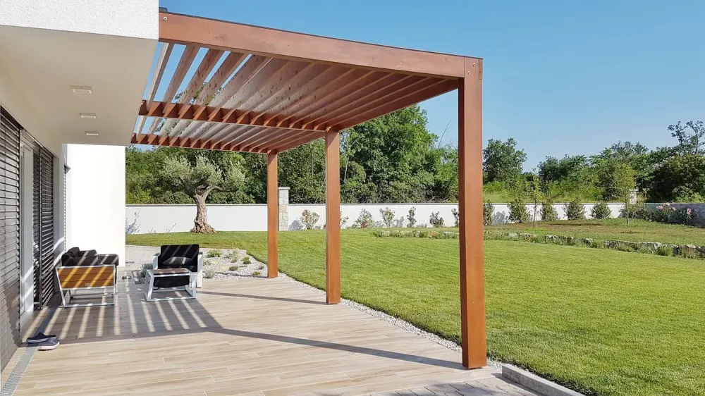 Pergolas bioclimatique à Bradiancourt